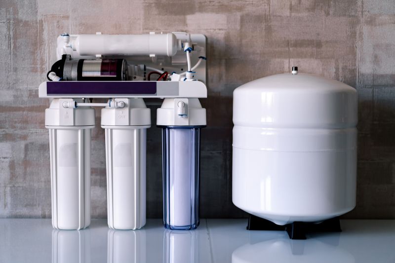Water Softener System in Operation